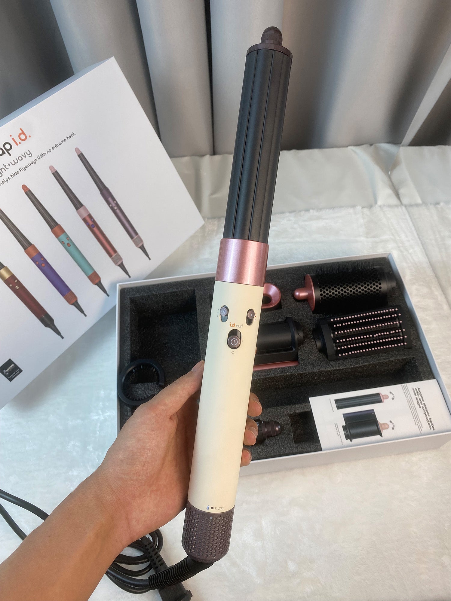 Smart 8-in-1 Air Styling System with Bluetooth Control – Next-Gen Hair Tool