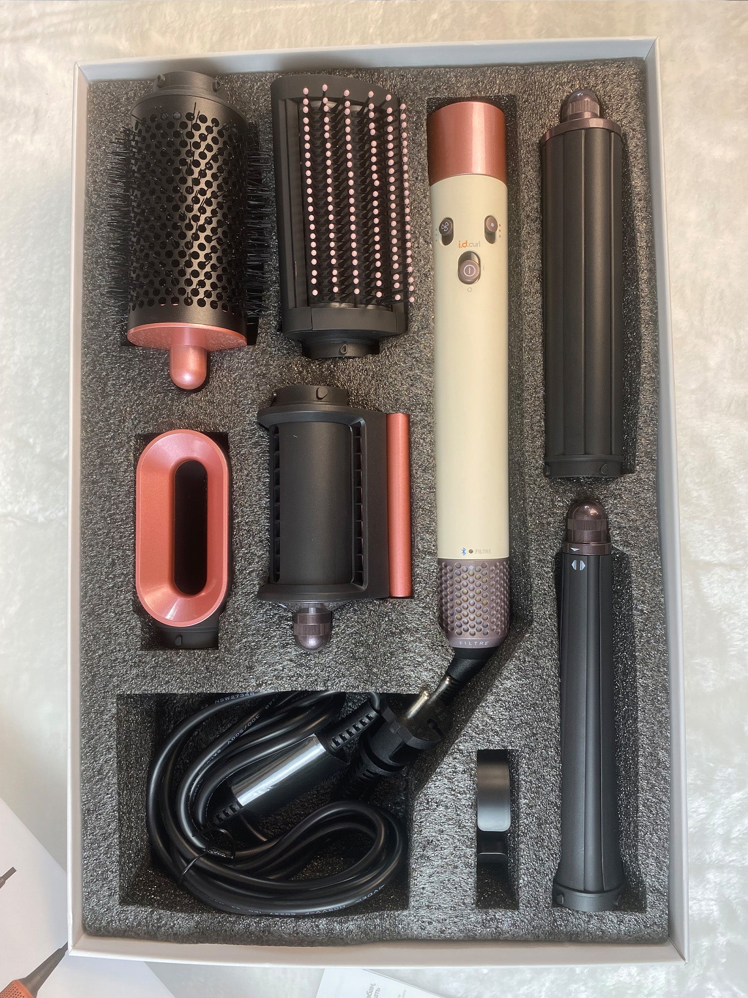 Smart 8-in-1 Air Styling System with Bluetooth Control – Next-Gen Hair Tool