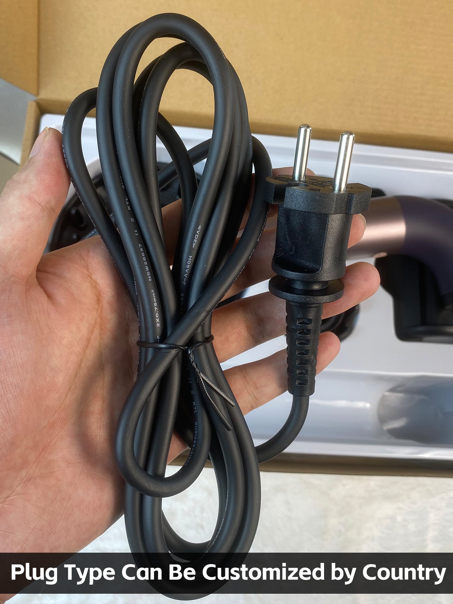 Ergonomic L-Shaped Styling Dryer – Lightweight, Powerful & Easy-Control Design