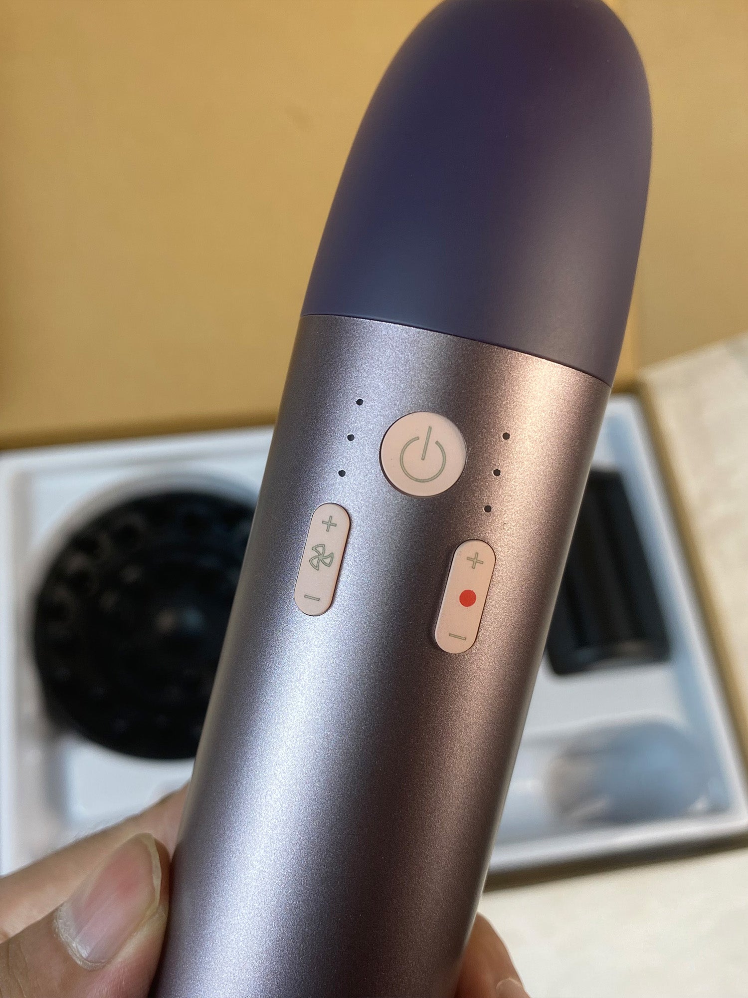 Ergonomic L-Shaped Styling Dryer – Lightweight, Powerful & Easy-Control Design