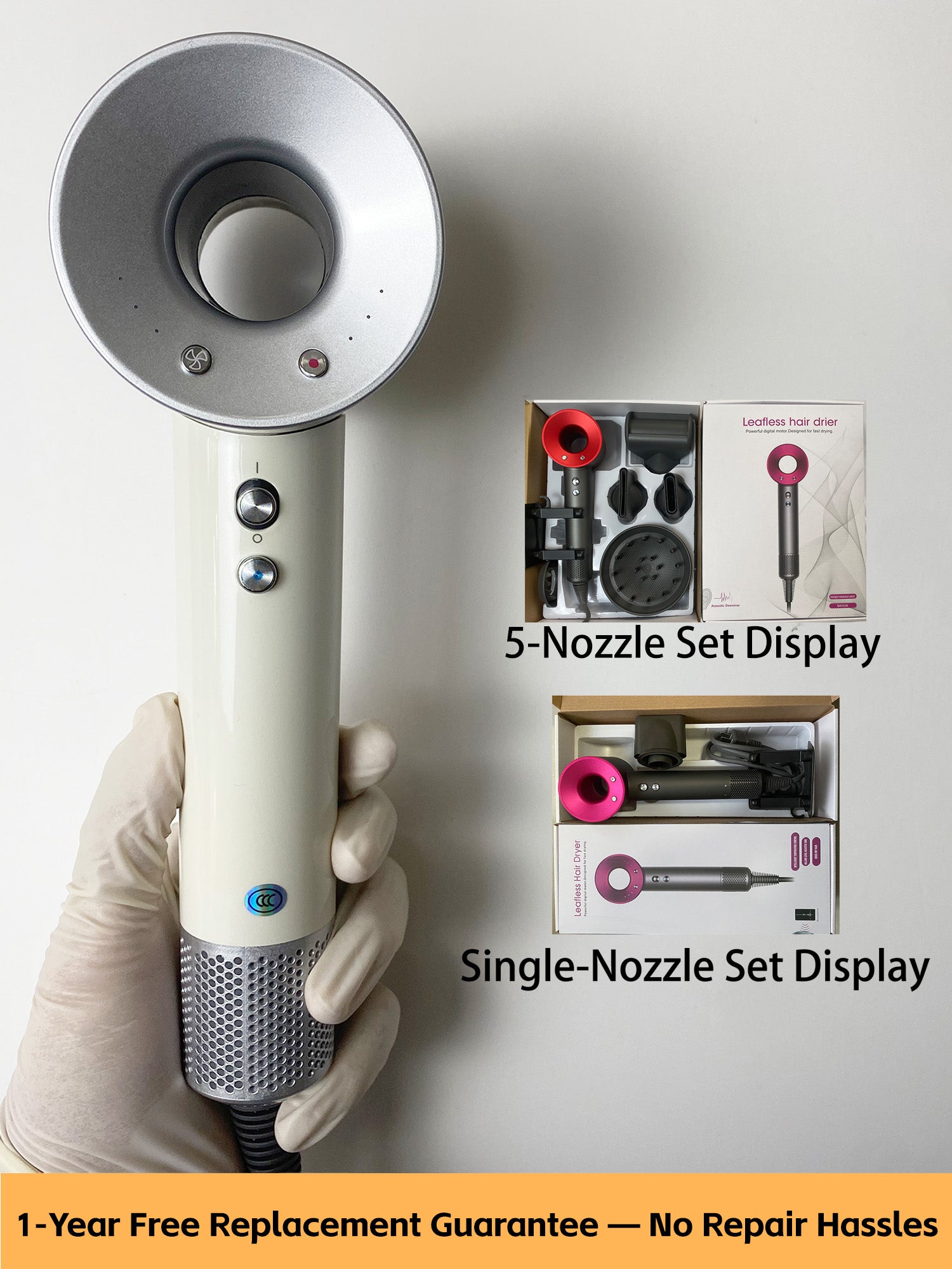 High-Speed Ionic Hair Dryer – Salon-Grade Brushless Motor, Fast Dry & Anti-Frizz