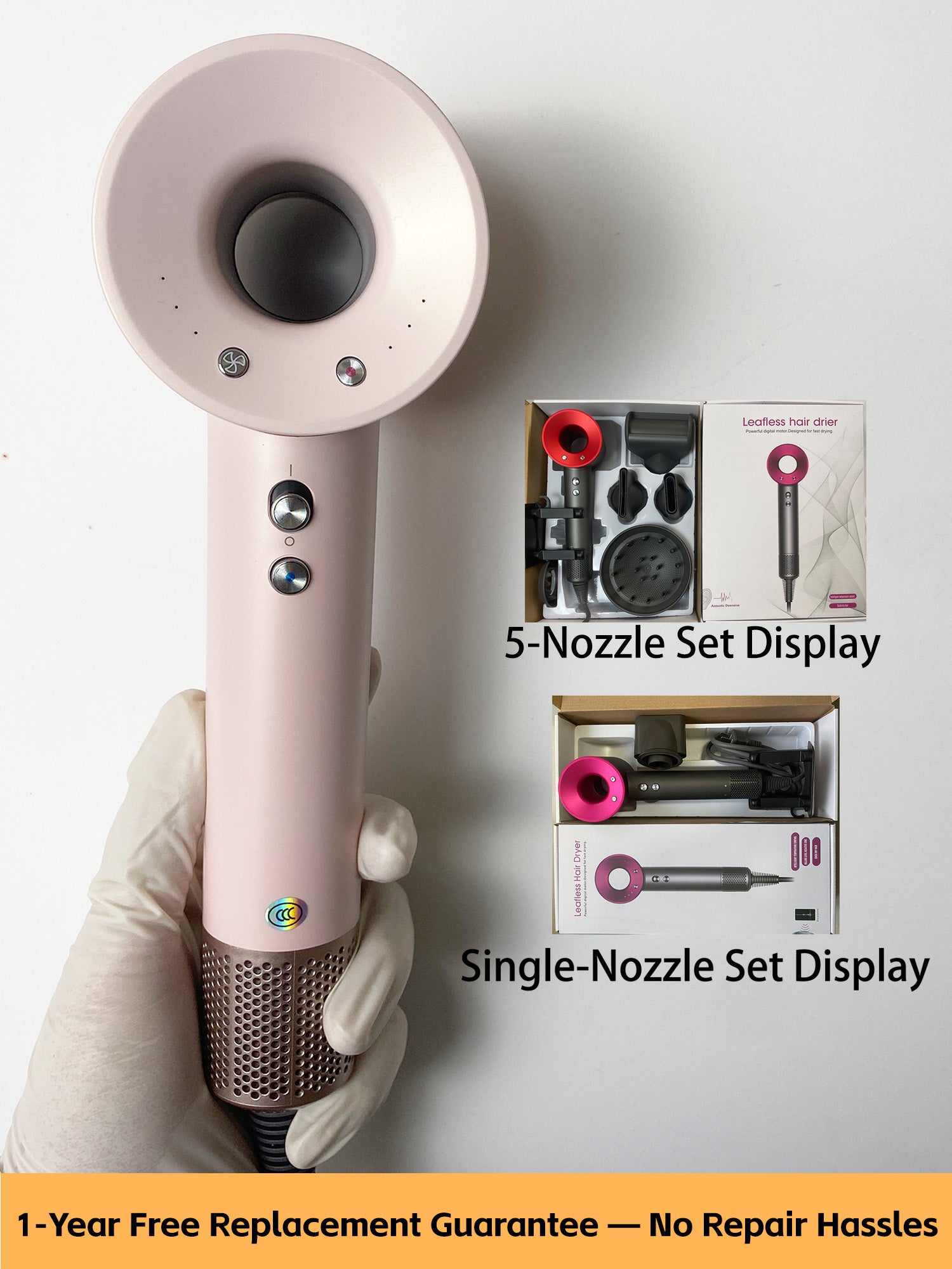 High-Speed Ionic Hair Dryer – Salon-Grade Brushless Motor, Fast Dry & Anti-Frizz