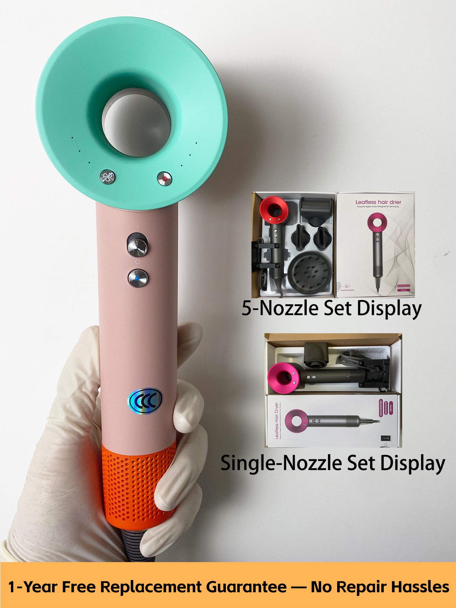 High-Speed Ionic Hair Dryer – Salon-Grade Brushless Motor, Fast Dry & Anti-Frizz