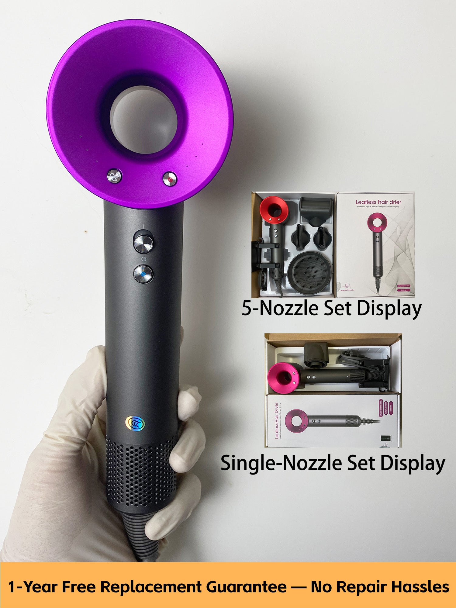 High-Speed Ionic Hair Dryer – Salon-Grade Brushless Motor, Fast Dry & Anti-Frizz