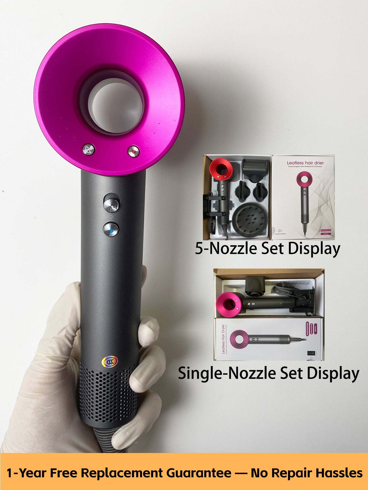 High-Speed Ionic Hair Dryer – Salon-Grade Brushless Motor, Fast Dry & Anti-Frizz