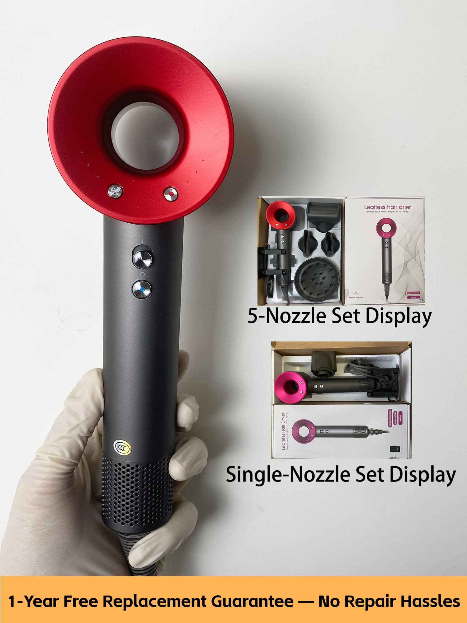 High-Speed Ionic Hair Dryer – Salon-Grade Brushless Motor, Fast Dry & Anti-Frizz