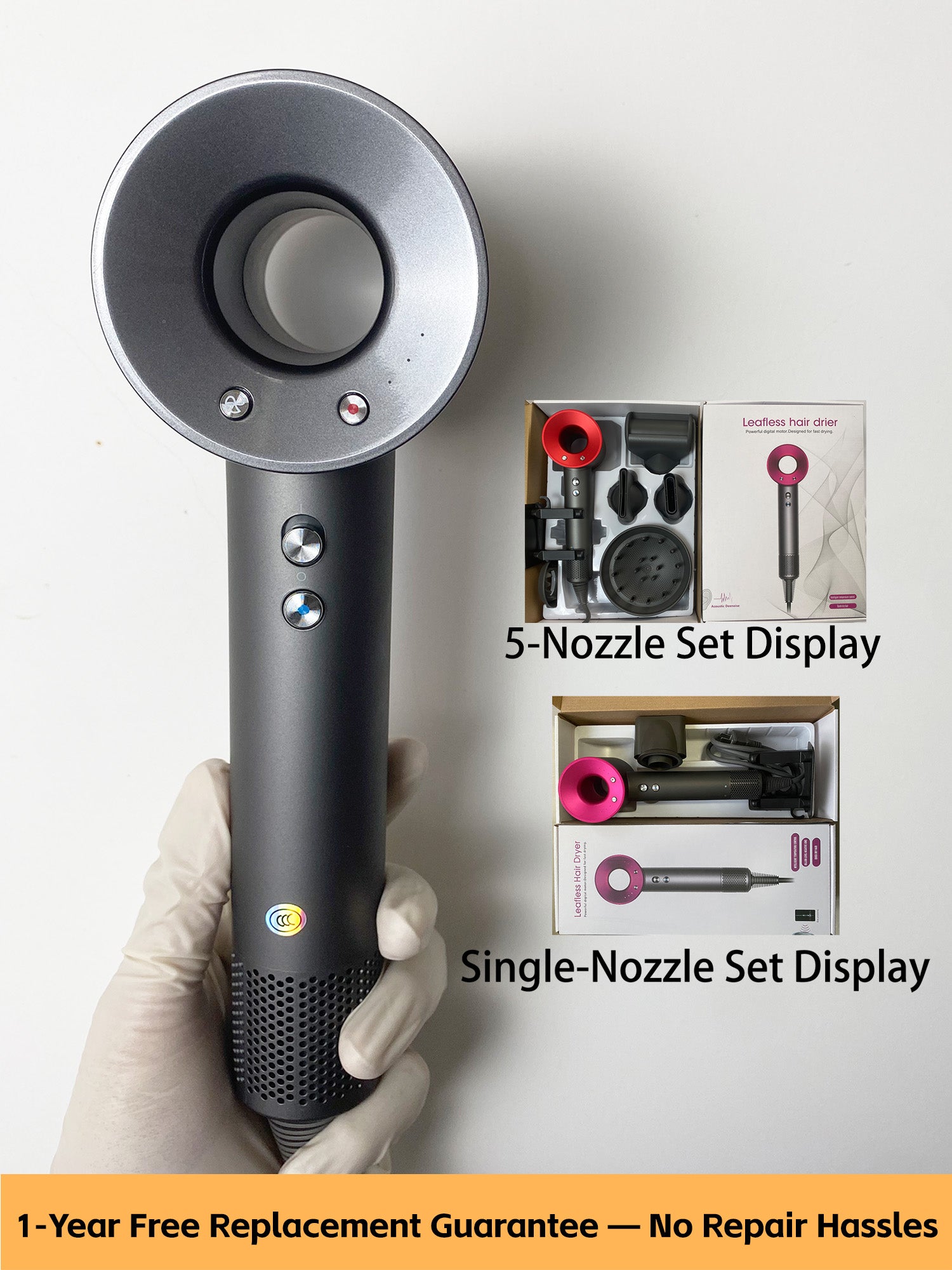 High-Speed Ionic Hair Dryer – Salon-Grade Brushless Motor, Fast Dry & Anti-Frizz